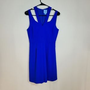 NWOT Cece Royal Blue Cut Out Dress, Size 2